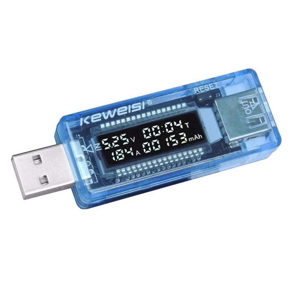 USB Тестер Keweisi KWS-V20 Вольтметр Амперметр Измеритель Ёмкости ...