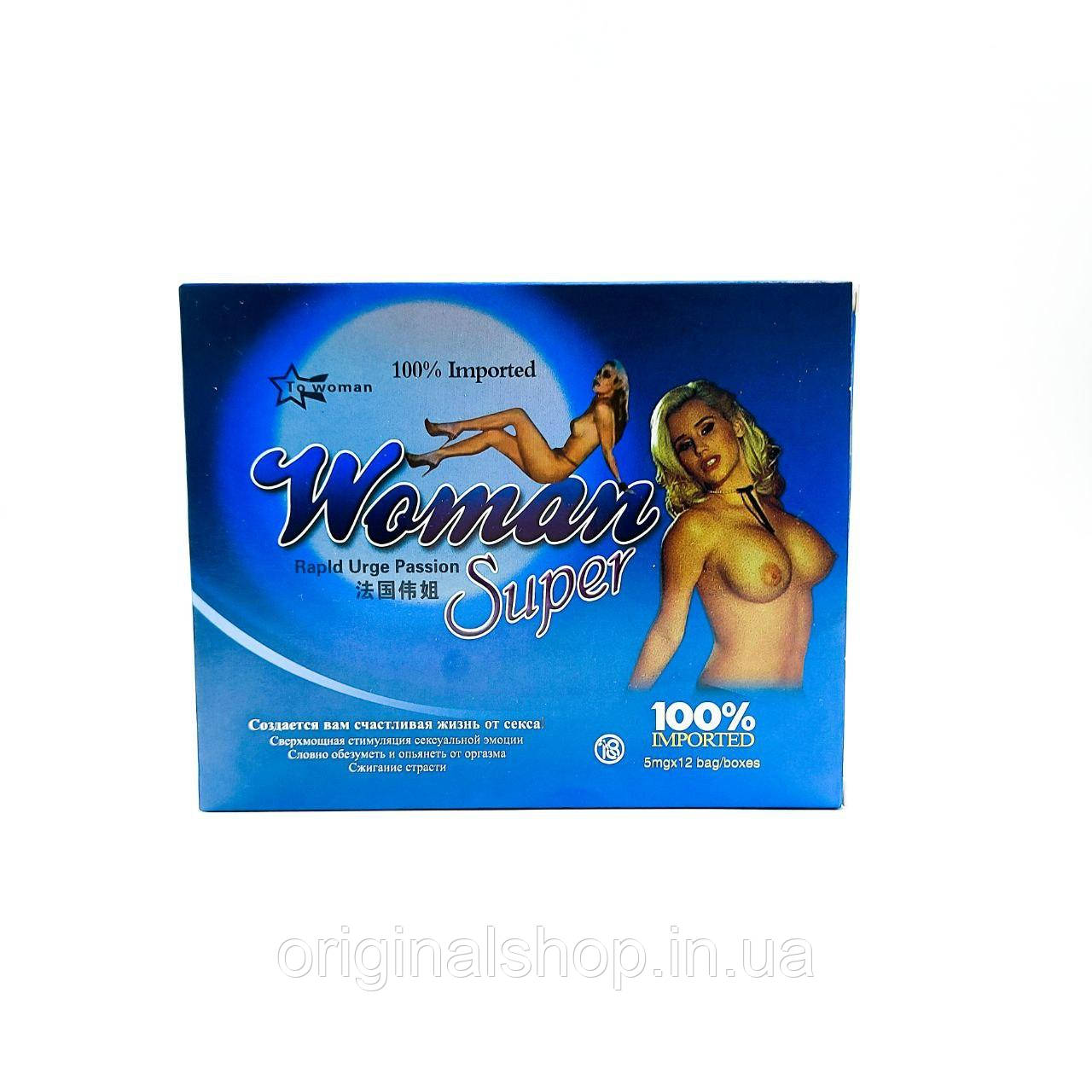 Жіночі збудливі краплі Woman super