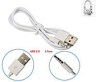 Кабель зарядка для диктофона AUX переходник Charge cable USB 2.0 to mini jack 3.5 мм 4pin RAPOO S700