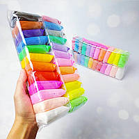 Повітряний пластилін маса для ліплення 24 кольори