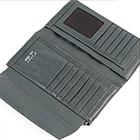 Жіночий шкіряний гаманець-клатч Karya 1173-030 зелений, фото 5