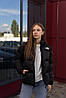 Зимовий Пуховик TNF 700 The North Face Black Nuptse Куртка Нор Фейс унісекс чорна з капюшоном, фото 10