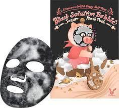 Киснева маска-серум для обличчя від чорних цяток ELIZAVECCA Witch Piggy Hell Pore Black Solution Bubble Serum