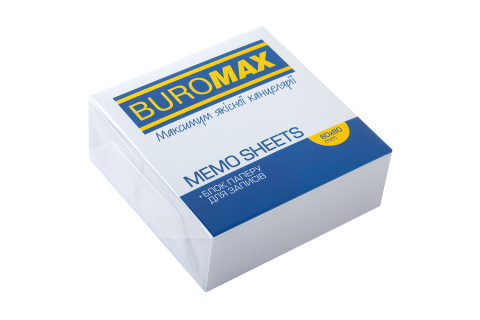 Папір для нотаток 80х80 склеєнний Buromax BM.2200