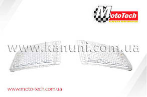Скло поворотів передні Honda Dio AF-18/25, прозорі
