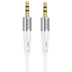 Кабель Aux 3.5мм to Aux 3.5 мм HOCO UPA22 |1M| Білий