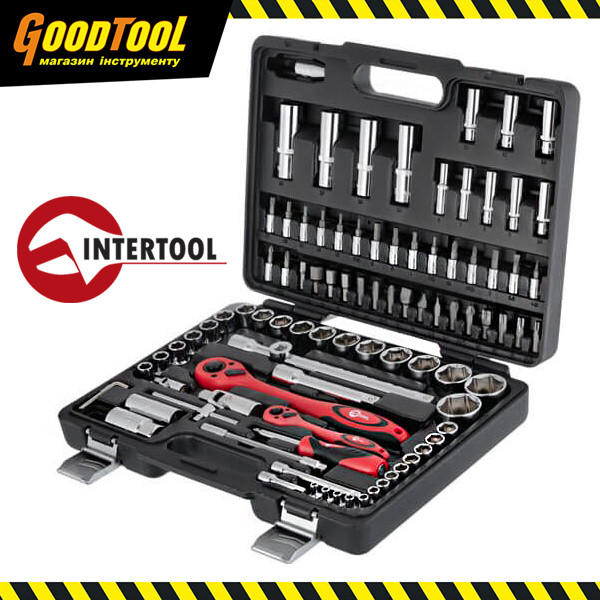 Набір інструментів 1/2" & 1/4" 94 од. INTERTOOL ET-6094