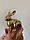 Фігурка Кролик метал з фіолетовими кристалами 83100. Символ 2023 року, фото 2
