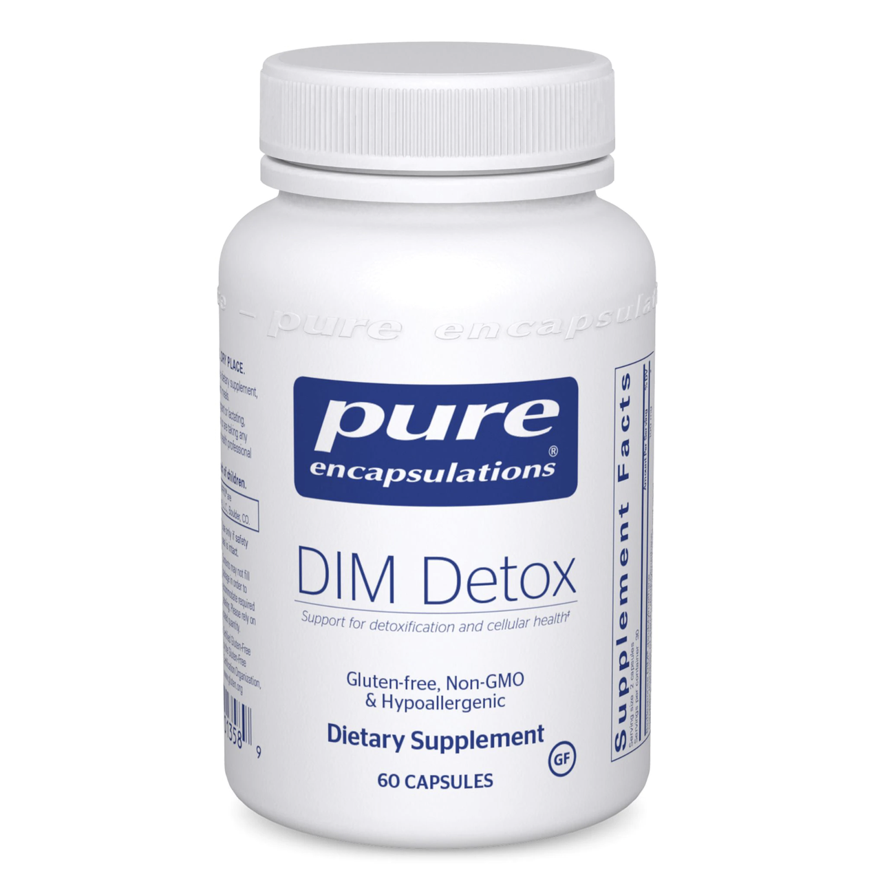 Pure Encapsulations DIM Detox / ДІМ Детокс Здоровий метаболізм гормонів 60 капсул