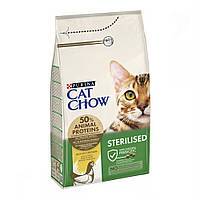 Сухой корм для стерилизованных кошек Purina Cat Chow Sterilised Cat Chicken с курицей 1,5 кг