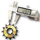 Зірка передня квадроцикла 428 12 t вал 17 мм гартована, фото 6