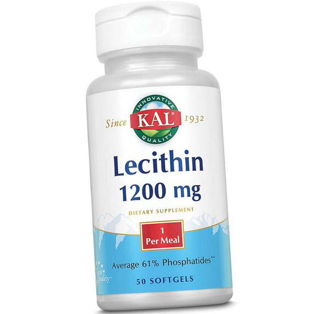 Лецитин соєвий KAL Lecithin 1200 mg 50 гел капсул