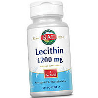 Лецитин соєвий KAL Lecithin 1200 mg 50 гел капсул