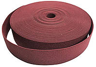 Резинка для обуви, одежды текстильная и эластичная 3 см. цвет Бордовый