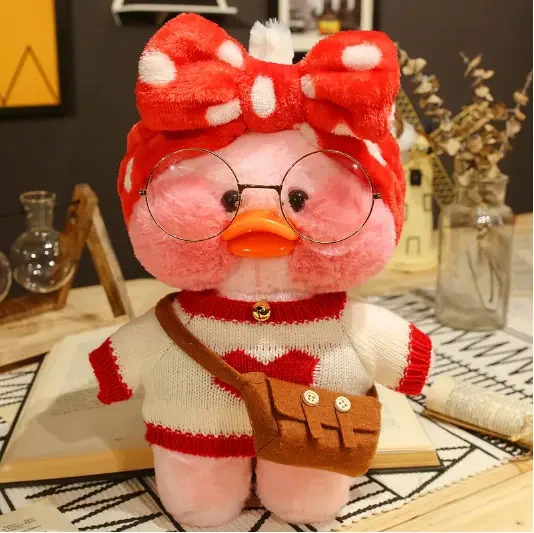 М'яка іграшка Качка "LaLaFanFan Duck" — плюшева іграшка ЛаЛаФан качка