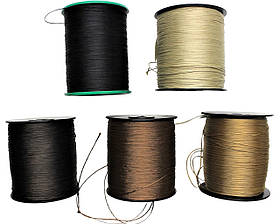 Нитка плоска вощена (лубрифікат) т.1,0мм. 800 м. Італія кол. в асорт.