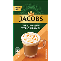 Кава "Jacobs" Monarch typ cappuccino tup caramel 8 стіків По 12 грам