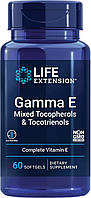 Life Extension Gamma E Mixed / Полный спектр витамина Е для антиоксидантной защиты 60 капсул