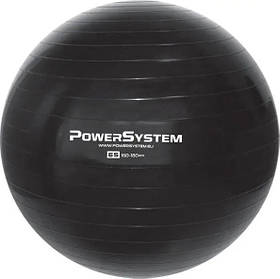 М'яч для фітнесу Power System PS-4012 65 см, Black