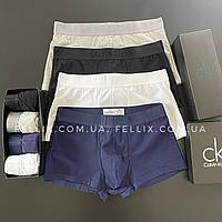 Трусы Для Мужчин Кельвин Кляйн Calvin klein striped2, набор 4шт в коробке. Fellix