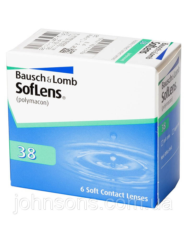 Soflens 38 (6 лінз в уп) | Контактні лінзи на квартал, фото 1