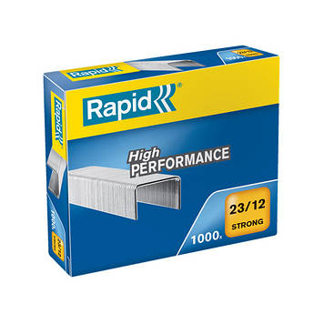 Канцелярські скоби Rapid Strong No23/12 уп 1000 шт.