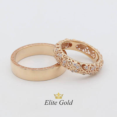 Обручальні кільця НІКА від EiteGold розміри 16.7 і 20.9 910105365