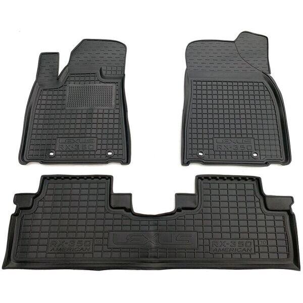 Гумові килимки в салон Lexus RX 350 2010- Америка, фото 1
