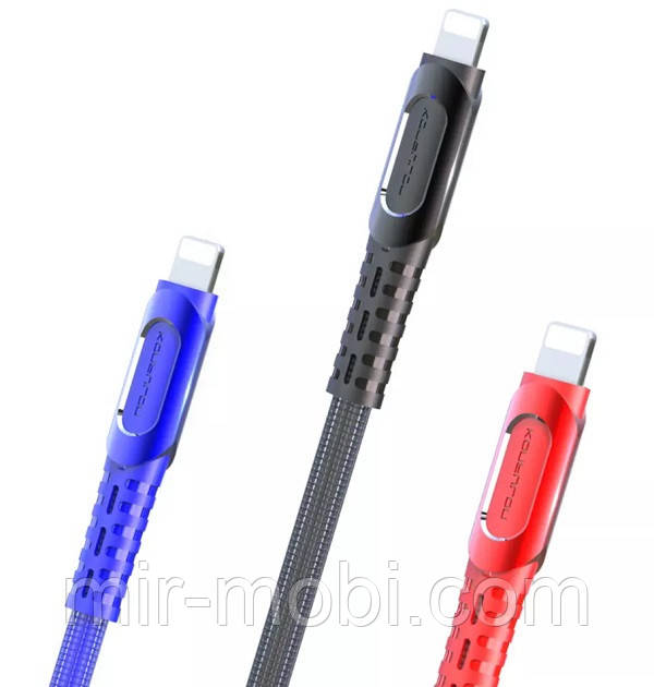 Кабель Konfulon DC29, Lightning, 1m, 2.4A Red