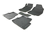 Килимки Салона Chevrolet Aveo/Cobalt 2011-2015/Ravon R4 2016-гумові, комплект 5 штук, фото 2