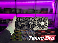 ТОП, С подсветкой, Asus ROG Rx 580 8gb AMD игровая видеокарта для пк