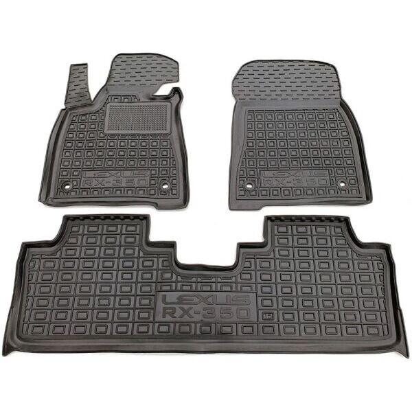 Гумові килимки в салон Lexus RX 350 2015-, фото 1
