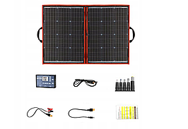 Мобільна сонячна панель KEMPING портативна 100Вт 12В Марка ARI