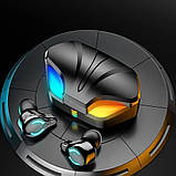 Навушники бездротові Х1 Blutooth ігрові RGB з підсвічуванням та мікрофоном два режими відтворення, фото 2