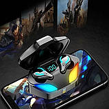 Навушники бездротові Х1 Blutooth ігрові RGB з підсвічуванням та мікрофоном два режими відтворення, фото 9