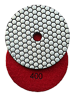 Алмазный гибкий круг (черепашка) для сухого шлифования Robotool Premium №400, 125 мм