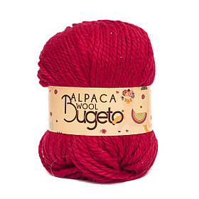 Вовняна пряжа Alpaca Wool, колір червоний
