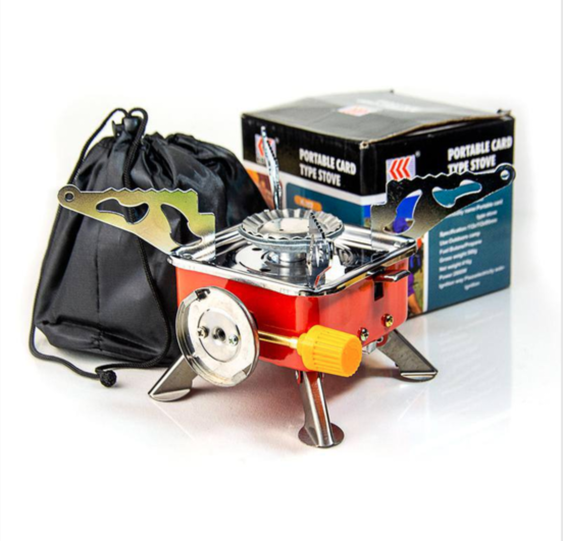 Портативний газовий пальник Kovar K-202 туристична плитка для кемпінгу під балон з п'єзопідпалом