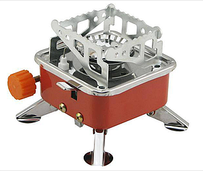 Портативний газовий пальник Kovar K-202 туристична плитка для кемпінгу під балон з п'єзопідпалом, фото 3