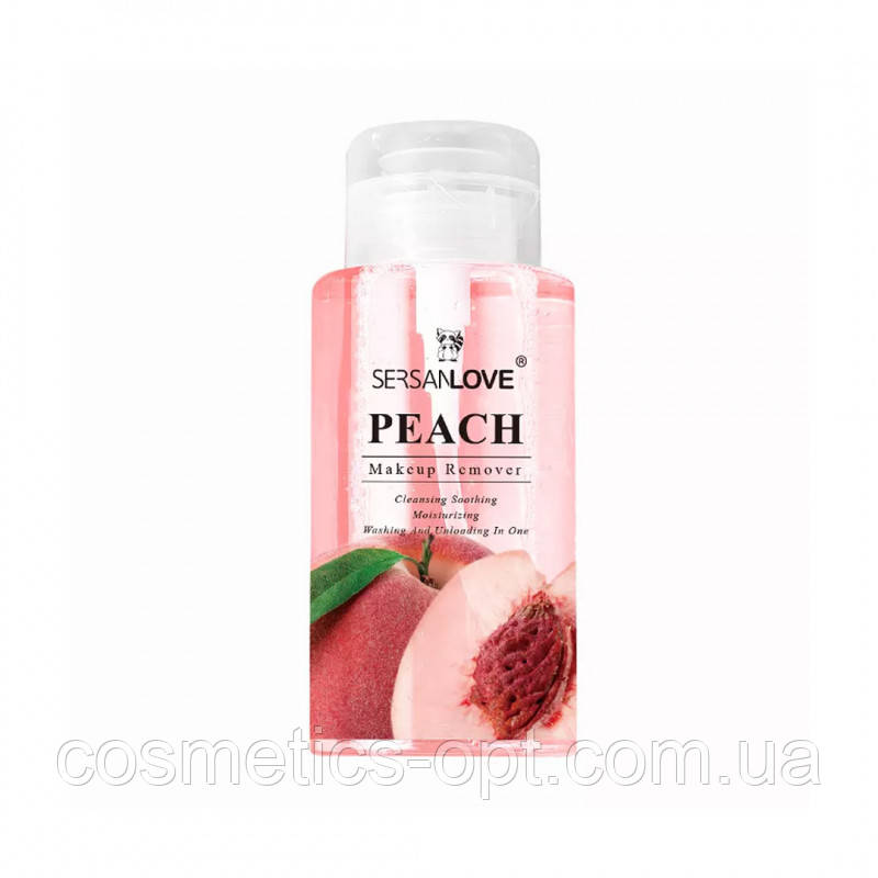 Засіб для зняття макіяжу з екстрактом персика SERSAN LOVE Peach Makeup Remover, 300 мл