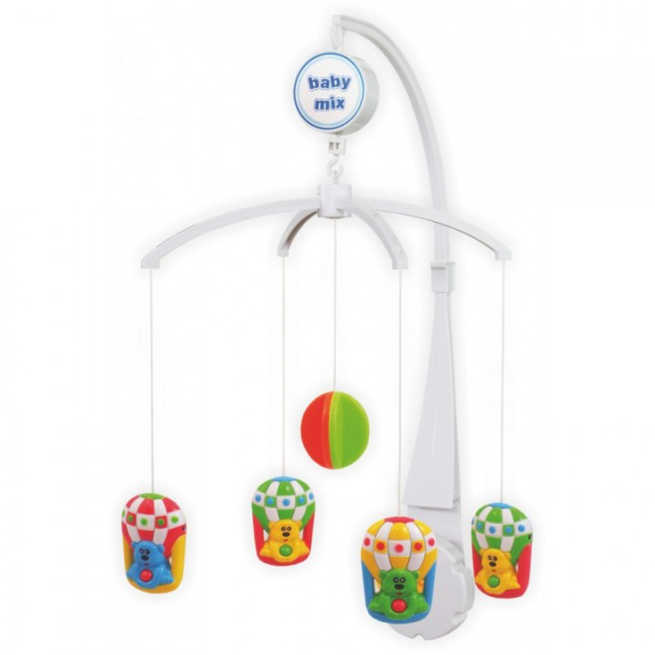 Мобіль Baby Mix пластиковий механічний SK / 20034AS Ведмедик на кулі SK / 20034AS, Ведмедик, мультиколир, фото 1