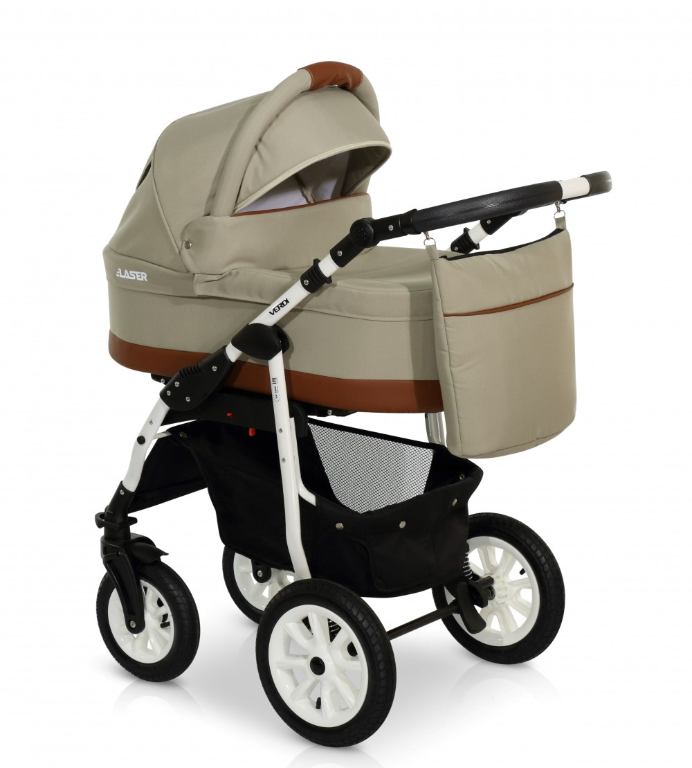 Коляска 2 в 1 Verdi Laser 12 бежевий, фото 1