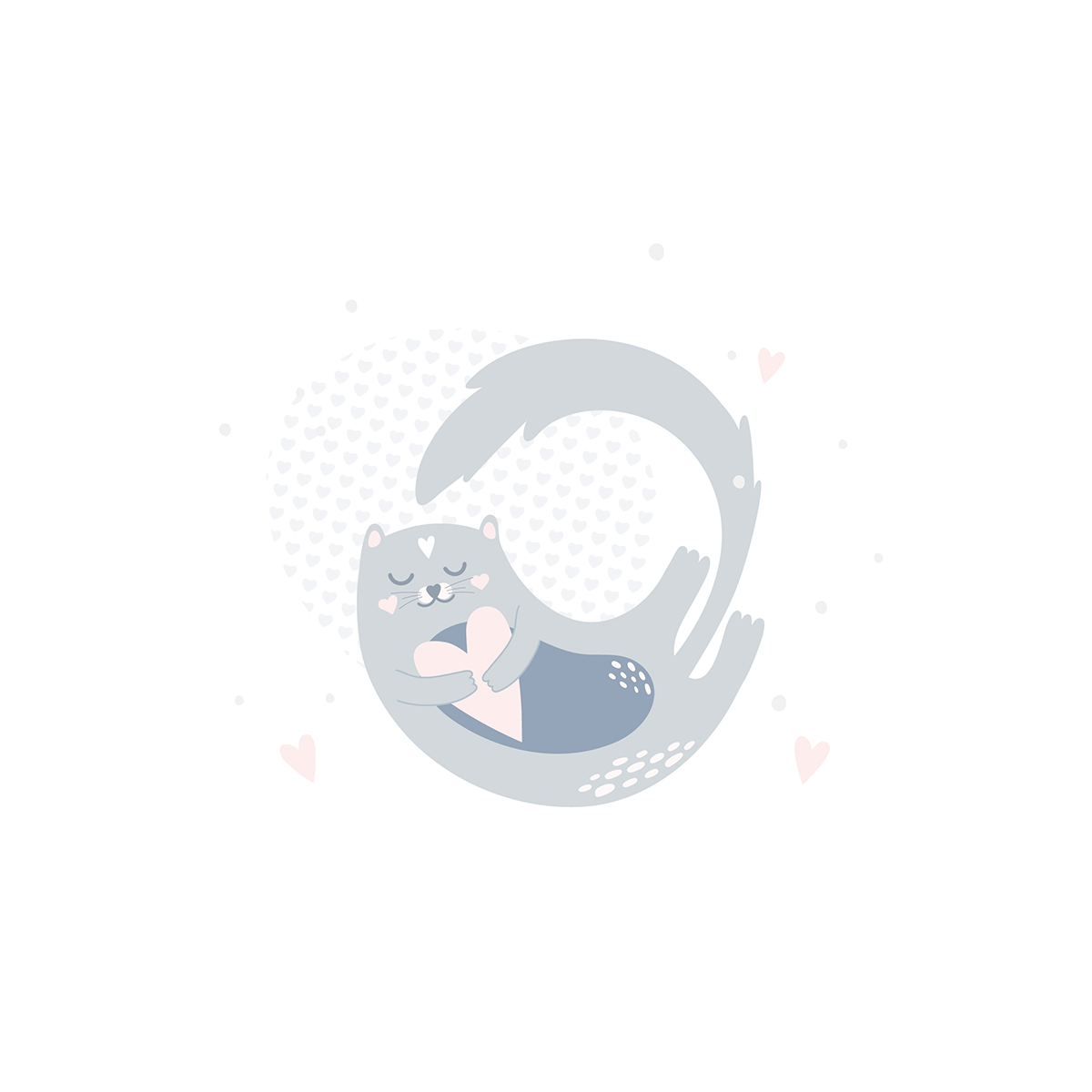 Ліжко Дубик-М Ведмедик 9803-DB-07, сірий, сірий, фото 1