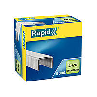 Скобы канцелярские Rapid Standard №24/6 5000шт