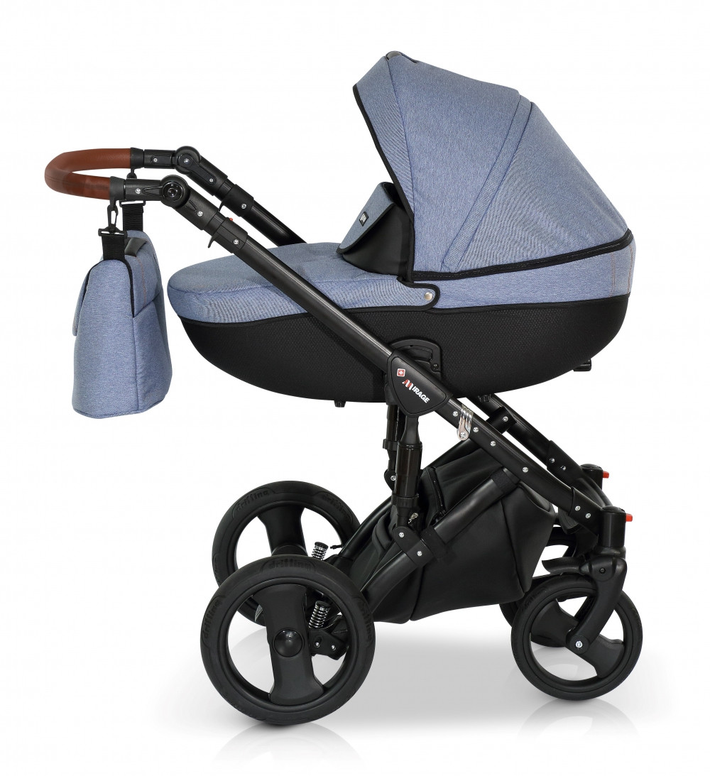 Коляска 2 в 1 Verdi Mirage 05 джинсового кольору, фото 1
