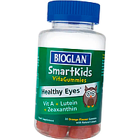 Вітаміни для очей та зору з лютеїном Bioglan Smartkids Healthy Eyes 30 жувальних таблеток апельсин