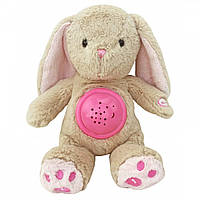 Музыкальный Кролик Hadi Baby Mix STK-18957P с проектором 37216 pink, розовый