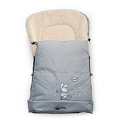Конверт до санчат Twins Зайчик 9012-SR-10 grey, сірий