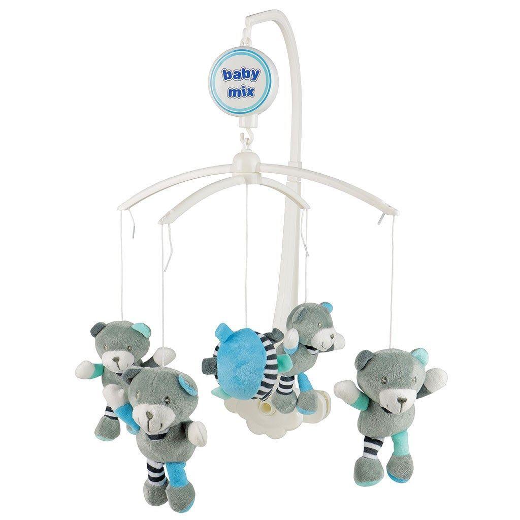 Мобіль Baby Mix пластиковий механічний 485M-6700 Ведмедик 46551, multicolor, мультиколір, фото 1