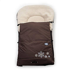 Конверт до санчат Twins Сніжинка 9012-SS-07 brown, коричневий